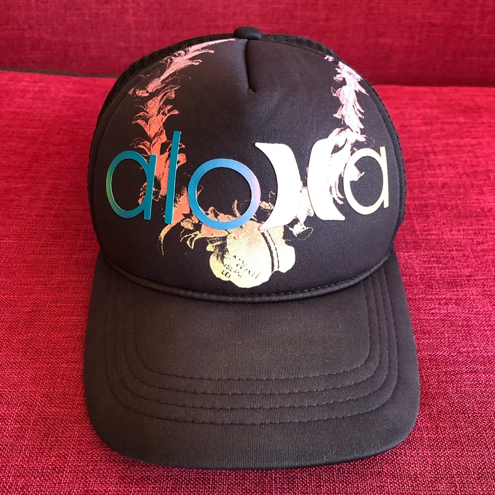 Hurley Aloha Hawaii Snapback Surf Hat Neon Black